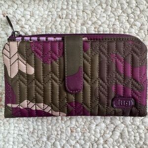 Lug Tram RFID Wallet - CAMO BERRY - RARE EUC